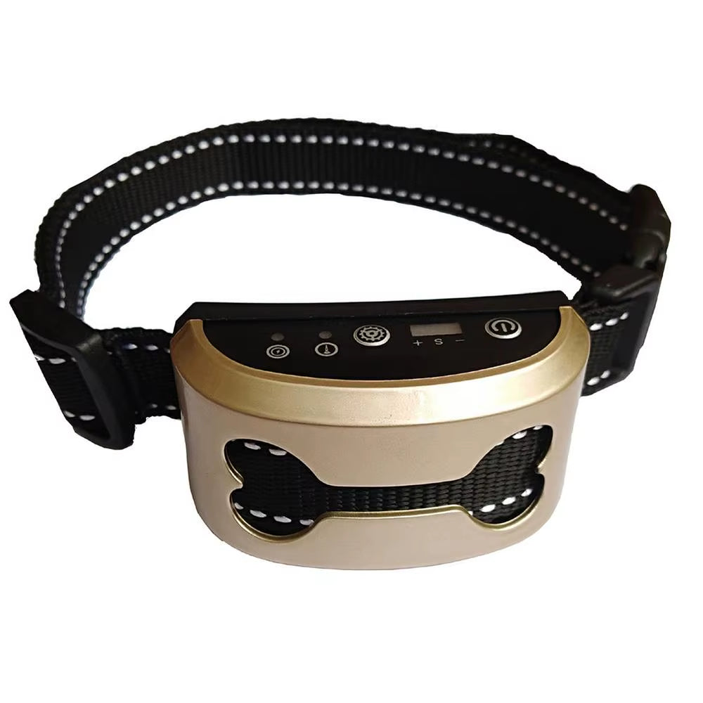 Pet Dog anti Bark Guard Waterproof Auto anti Humane Bark Collar Stop Dog Barking Rechargeable Shock/Safe USB Electric Ultrasonic