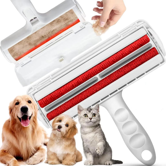 Pet Hair Remover Roller-Cat and Dog Hair Remover for Couch, Carpet,Clothing,Bedding - Portable, Multi-Surface For Removal Tool