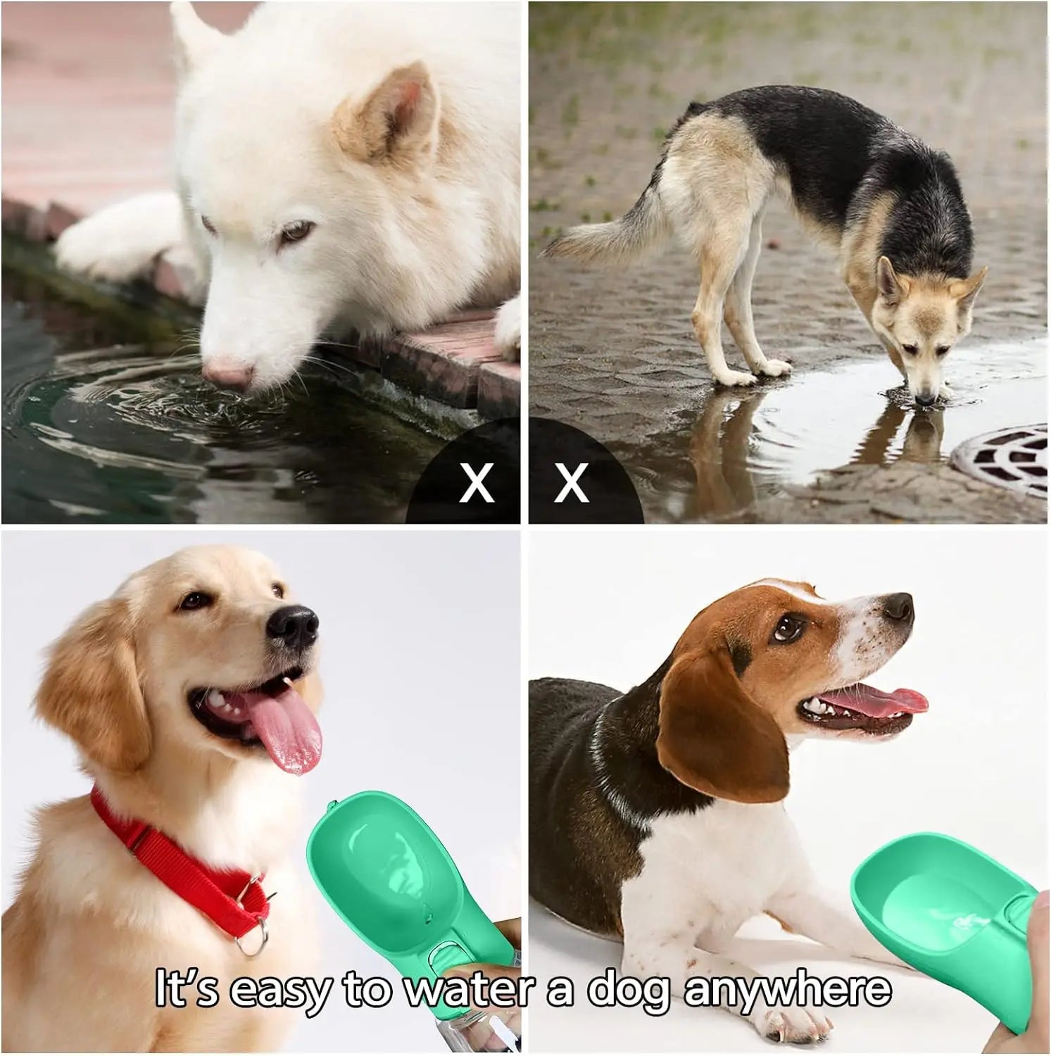 Portable Dog Water Bottle for Small And Large Dogs Leakproof