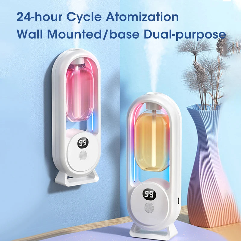 Air Diffuser Digital Display - Wall Mounted Automatic Perfume Machine