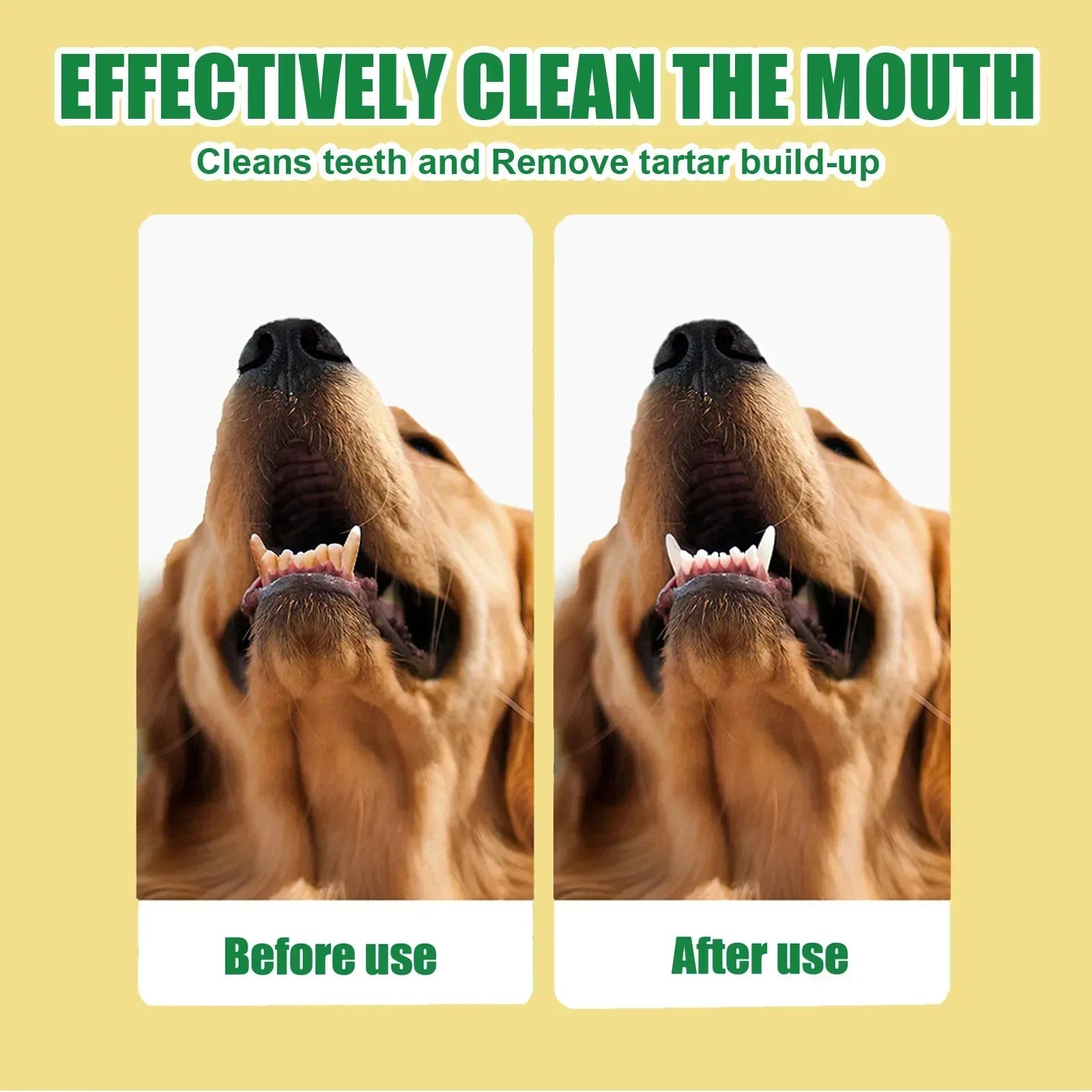 Pet Tooth Cleaner Spray for Dogs and Cats to Remove Bad Breath Mouth with Fresh Fragrance