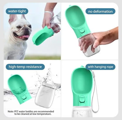 Portable Dog Water Bottle for Small And Large Dogs Leakproof